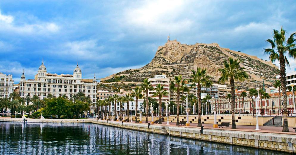 Luxury Studio In The Center, City & Sea Views Appartement Alicante Buitenkant foto